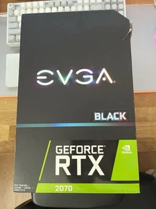 EVGA GeForce RTX 2070 XC BLACK GAMING 08G-P4-2171-KR 8GB GDDR6 Dual HDB Fans - Picture 1 of 6
