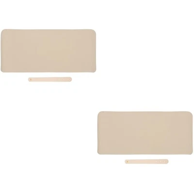 2pcs Mouse Pad PU Cork Double Sides Mouse Mat Gaming Mouse Pad Accessory - Image 1 of 4