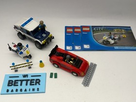 Lego 60007 CITY HIGH SPEED CHASE Built Complete with Instructions No Box