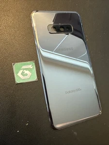 Repuesto de vidrio cubierta trasera Samsung Galaxy S10e SM-G970 genuino OEM gris prisma - Imagen 1 de 3