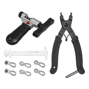 6tlg Fahrrad Reparatur Werkzeug Kits fehlende Kette Quick Link Zange Mountainbike Kette - Bild 1 von 14