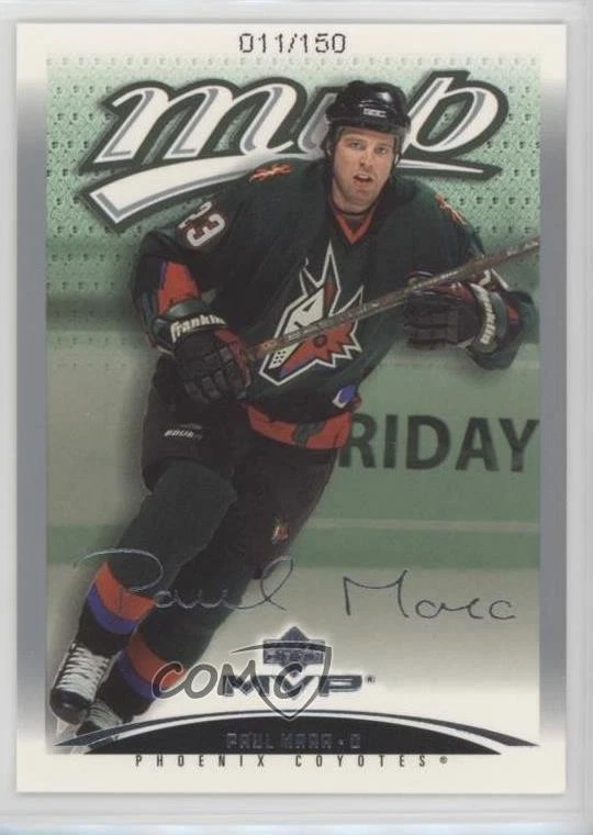 2003-04 Upper Deck MVP Silver Script /150 Paul Mara #328 - Image 1 of 2