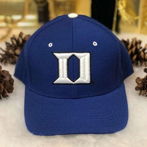 Vintage NCAA Duke Blue Devils Zephyr Wool Fitted Hat 7 1/8 Blue - Picture 1 of 6