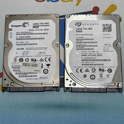 Seagate Laptop Thin HDD ST500LM021 500GB 2.5" SATA III Laptop Game Console HD - Image 1 of 4