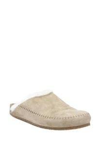 Jenni Kayne Womens Suede Slide On Clogs Beige Size 38 8 - Picture 1 of 5