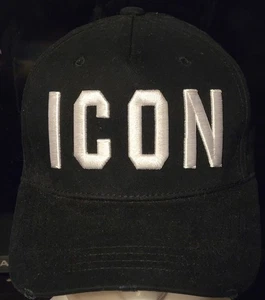 Dsquared 2 ICON Black Adjustable Hat / Luxury / Brand New / Italy / Clean - Foto 1 di 11