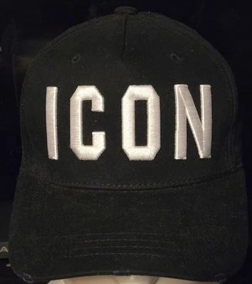 Dsquared 2 ICON Sombrero Ajustable Negro / Lujo / Nuevo / Italia / Limpio Foto 1 de 4