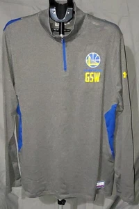 Golden State Warriors Uomo Under Armour 1/4 Zip Manica Lunga 2XL, A011 - Foto 1 di 12