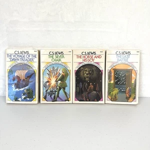 VTG 1970 Chronicles of Narnia NOT COMPLETE SET CS Lewis Collier 3, 4, 5, & 7 - Bild 1 von 21
