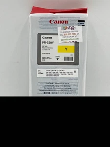 Canon PFI-320Y Cartuccia di inchiostro originale - Giallo (2893c001) - Foto 1 di 2