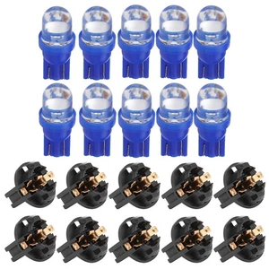 10x Bombillas LED azules T10 194 para cuadro de instrumentos luz de tablero con enchufes EE. UU. - Imagen 1 de 14