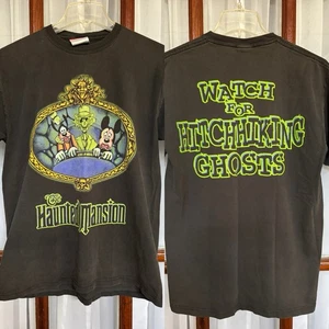 Camiseta de colección años 90 Disney World Haunted Mansion Ride Mickey Goofy talla S/M - Imagen 1 de 8
