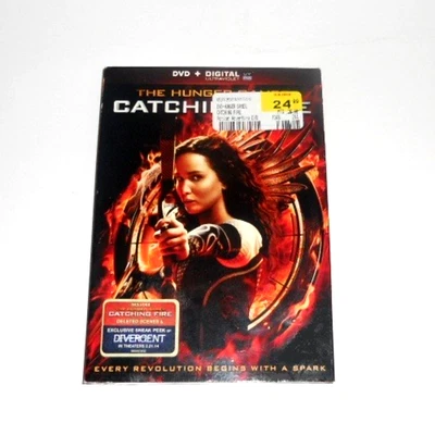 The Hunger Games Catching Fire DVD + Digital UV New w/Price Sticker - Image 1 of 4