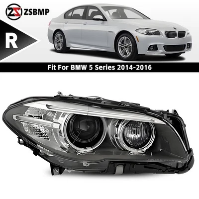 HID/Xenon Headlight W/ AFS For 2014-2016 BMW 5 Series  Passenger Side W/O Bulb Foto 1 de 4
