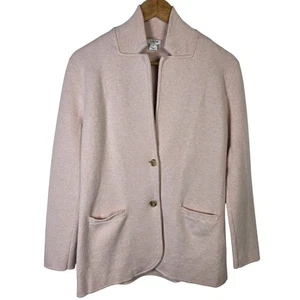 J Crew Damen rosa Strick Cardigan Jacke Pullover Knopfleiste Gr. M - Bild 1 von 4