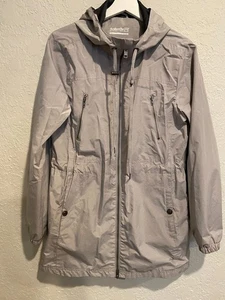 Avalanche Women’s Medium Hooded Windbreaker Gray Zip Jacket Lightweight Outdoor - Picture 1 of 14