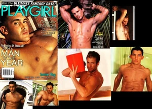 PLAYGIRL 7-04 HAIRY SAM, MAN OF YEAR ROB HAIRY RONNIE GRAHAM JULY 2004 HAIRY HU - Picture 1 of 2