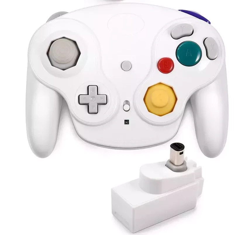 Wireless NGC Controller Gamepad wiith Receiver for Nintendo Gamecube Console - Image 1 of 1
