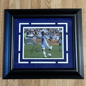 Giovani dos Santos Signed Custom Framed Photo 17x19 JSA COA LA Galaxy - Picture 1 of 4