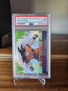 2000 Dragon Ball Z Artbox Goku’s Speed #06 Holochrome Archive Edition PSA 9 Mint