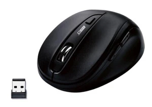 SilverCrest wireless Funkmaus mit USB Nano Empfänger 2,4 GHz bis schwarz NEU - Bild 1 von 2