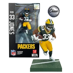 Figura Serie 1 Aaron Jones (Green Bay Packers) CHASE Imports Dragon NFL 6" - Imagen 1 de 1