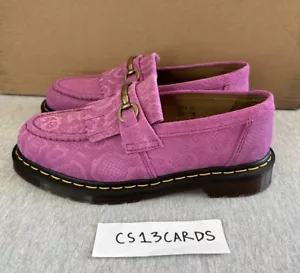 Mocasín Dr. Martens Adrian Snaffle Pitón Serpiente Rosa Para Hombre Talla 10 CF Stead Nuevo con Etiquetas - Imagen 1 de 11