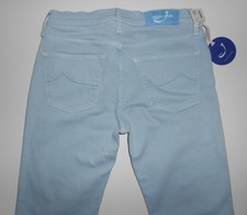 JACOB COHEN Women's Ladies Light Blue Slim Trouser Size 27 - NEW RRP €300