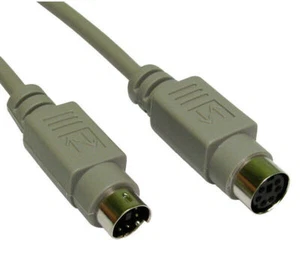 5m PS2 Clavier Souris Extention Câble 6 Broches Ps / 2 - Photo 1/12