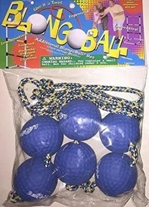 BLONGO 3 BLUE Ladder Ball Replacement SOFT Balls Bolo Toss Hillbilly Golf - Picture 1 of 1