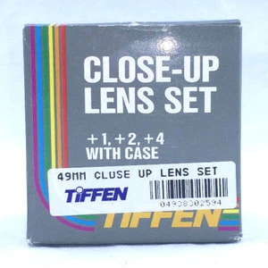 Tiffen Close-up Lens Macro Set, 49mm, +1 + 2 + 4 - Picture 1 of 3