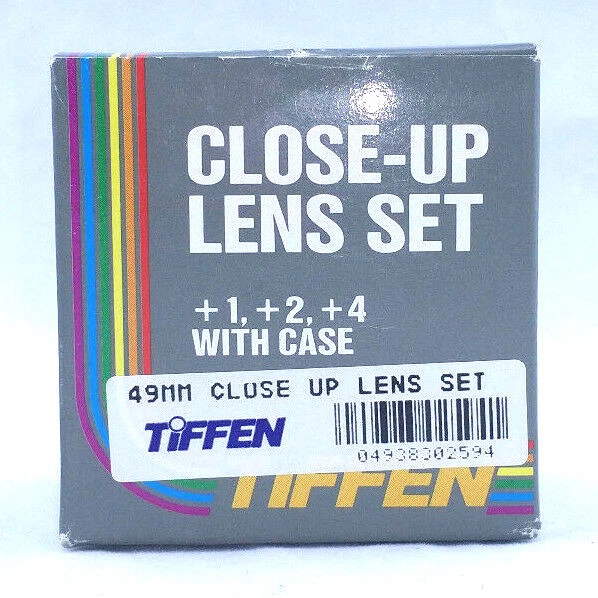 Tiffen Close-up Lens Macro Set, 49mm, +1 + 2 + 4 - Image 1 of 3