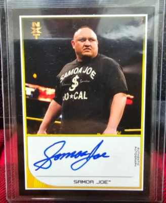 Samoa Joe Non sticker Autograph!! WWE/NXT # /99 Super SP - Image 1 of 2