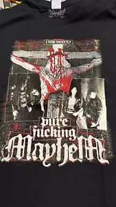 Mayhem Pure F Mayhem T Shirt. New Size 2XL Black Metal Bathory Marduck - Picture 1 of 2