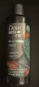 Dove Men+Care Relaxing Hydrating Body Wash Eucalyptus Oil Cedar 18 OZ - Picture 1 of 3