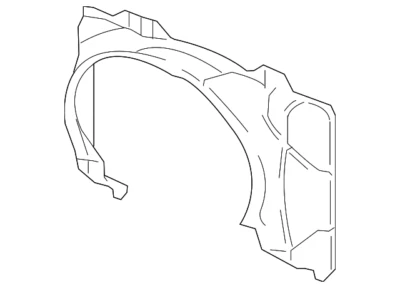 Capa de ventilador Ford genuína 2L1Z-8146-AA - Imagem 1 de 4