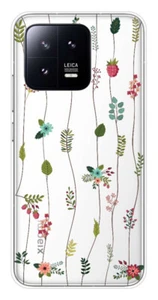 Coque en silicone imprimée compatible Xiaomi 13 Montée de fleurs - Photo 1 sur 3