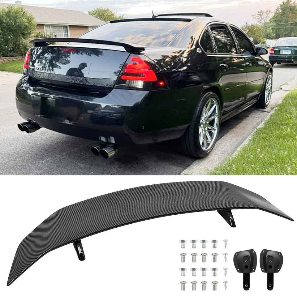 Alerón trasero de maletero de coche 46" GT Racing para Chevrolet Impala 2006-2013 Foto 1 de 4