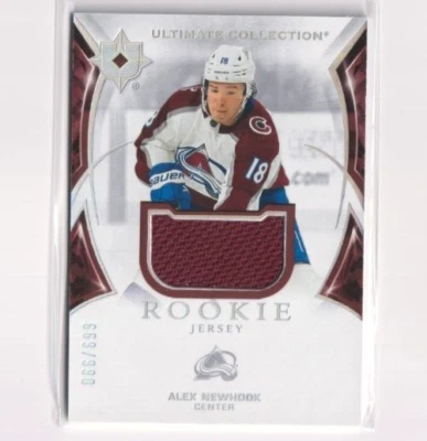 2021-22 UD Ultimate Collection Rookie Jersey 175 Alex Newhook /699 Avalanche - Image 1 of 2