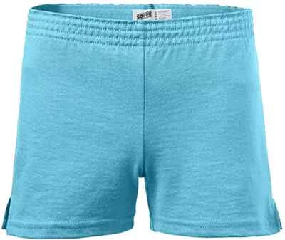 NWT Girls Authentic Soffe Low Rise Shorts Blue Red Medium 8-10 - Image 1 of 2