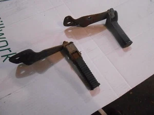 Honda CL175 CL 175 1972 Scrambler rear foot pegs back rests mounts brackets - Picture 1 of 3