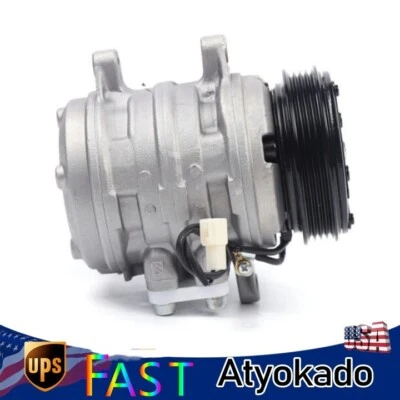 Compresor de aire acondicionado con embrague para Geo Metro/Tracker, Suzuki Sidekick/Swift/X-90 Foto 1 de 4