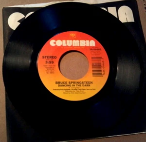 Bruce Springsteen Dancing In The Dark / Pink Cadillac 7" 45rpm single Jukebox - Picture 1 of 2