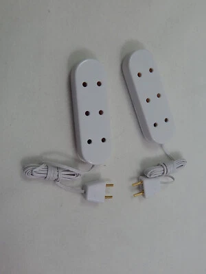 Cable de extensión de triple enchufe escala 1:12 miniatura para casa de muñecas Heidi Ott #YL9015 Foto 1 de 4