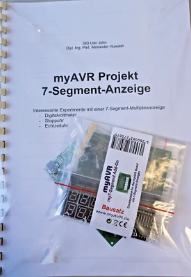 myAVR Projekt "7-Segment-Anzeige" - Bild 1 von 4