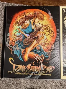 Dave Matthews Band Saxophone Girl FOIL Poster Miles Tsang SPAC Saratoga 7/9/22 - Picture 1 of 4