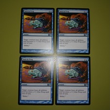 Turn to Frog x4 M12 Magic 2012 4x Playset Magic the Gathering MTG