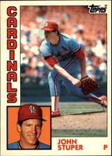 1984 Topps Tiffany Cincinnati Reds Baseball Card #49 John Stuper