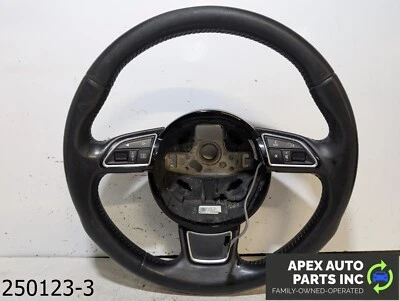 OEM 2015-2016 AUDI A3 1.8L Steering Wheel Black Leather Bluetooth — 第 1/4 张图片