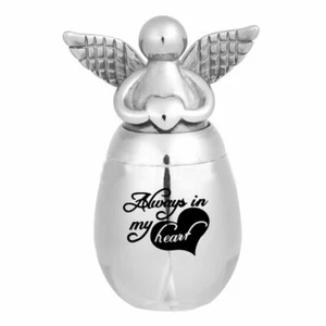 Cremation Urn Jar Angel Holder Keepsake Human Pet Ashes Memorial Box - Picture 1 of 15
